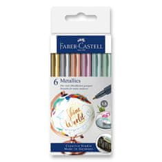 Faber-Castell Faber - Castell fém filctoll 6 db