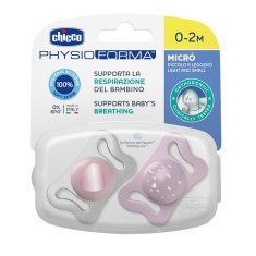 Chicco Soother Physio Micro szilikon 0-2m kislány 2 db