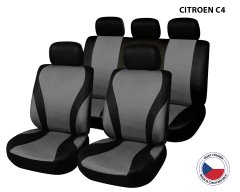 Cappa Üléshuzatok Perfetto VG Citroen C4 fekete/szürke