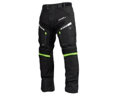 Cappa Racing Férfi textil motoros nadrág FIORANO fekete/zöld L