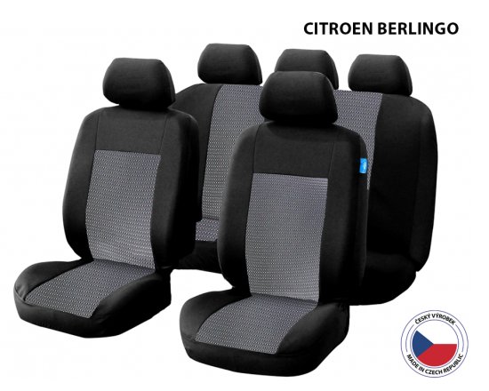 Cappa Üléshuzatok Perfetto TX Citroen Berlingo fekete/szürke