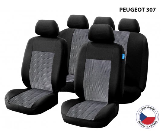 Cappa Üléshuzatok Perfetto TX Peugeot 307 fekete/szürke