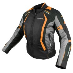 Cappa Racing Női moto kabát AREZZO textilní fekete/narancssárga XL