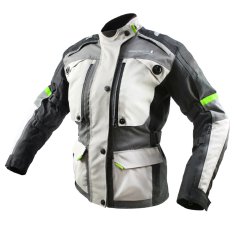 Cappa Racing Bunda moto dámská FIORANO textilní šedá / bílá XL