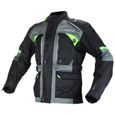 Cappa Racing Férfi moto textil dzseki FIORANO fekete / zöld M