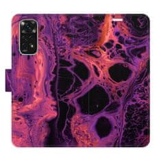 iSaprio Abstract Dark 02 flip tok Xiaomi Redmi Note 11 / Note 11S