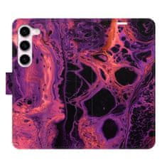 iSaprio Abstract Dark 02 flip tok Samsung Galaxy S23 5G