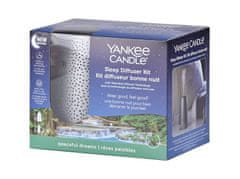 Yankee Candle Illat diffúzor ezüst Peaceful Dreams utántöltővel a békés alvásért 14 ml