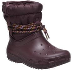 Crocs Hócsizma cseresznye 39 EU Classic Neo Puff Luxe