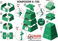 Jelínek - trading K-700 Komposztáló