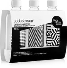 SodaStream TriPack 1l Black&White Szódás palackok