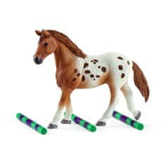 Schleich Appaloosa ló szett gyakorlófelszereléssel 42433