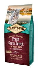 Carnilove Fresh Carp & Trout Sterilised for Adult cats 6 kg