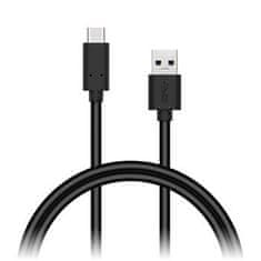 Connect IT Wirez USB-C - USB-A 3.1 Gen 1, fekete, 2 m CI-1178