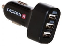 SWISSTEN CL adapter 3× USB 5,2 A Power 20111200
