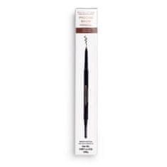 Makeup Revolution Professzionális szemöldökceruza ecsettel  (Precise Brow Pencil Medium Brown)