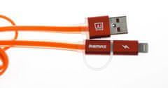 REMAX AA-1147 AURORA 2in1 USB kábel narancssárga