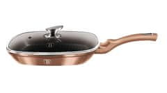 Berlingerhaus Grillserpenyő márvány felülettel és fedővel 28 cm Rosegold Metallic Line BH-1610