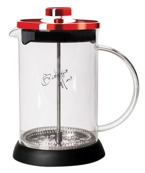 Berlingerhaus Tea és kávéskanna French Press 800 ml Burgundi metál vonal BH-1498