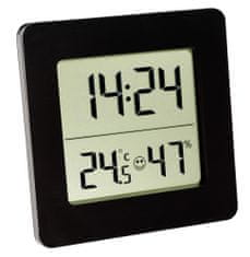 TFA 30.5038.01 digitális hőmérő higrométerrel, fekete színű
