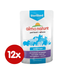 Almo Nature Functional WET Sterillised - tőkehal 12 x 70 g