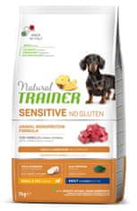 TRAINER Sensitive No Gluten Adult Mini bárány és rizs, 7 kg