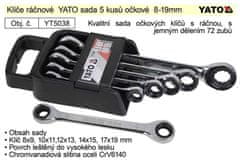 YATO Racsnis kulcsok Yato 5 darabos készlet 8-19mm