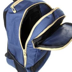 Target Cél sport hátizsák, kék, bézs felirat