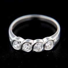 Amiatex Ezüst gyűrű 14785, 54