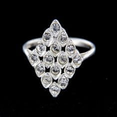 Amiatex Ezüst gyűrű 14795, 52