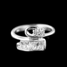 Amiatex Ezüst gyűrű 15389, 52