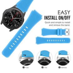 BStrap Silicone Sport szíj Samsung Gear S3, green