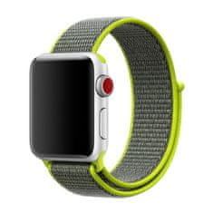 BStrap Nylon szíj Apple Watch 42/44/45mm, Green