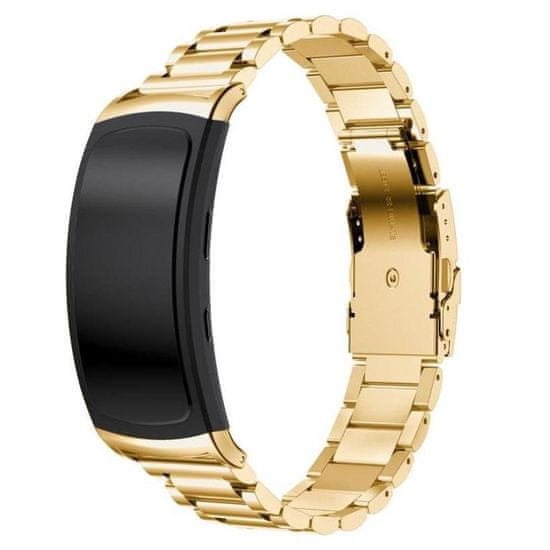 BStrap Stainless Steel szíj Samsung Gear Fit 2, gold