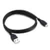 USB 2.0 nagysebességű csatlakozókábel USB A M (csatlakozó) / mikrofon, USB 2.0 nagysebességű csatlakozókábel USB A M (csatlakozó) / microUSB B M (csatlakozó) 1,8m