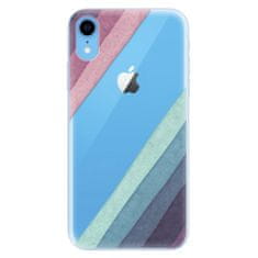 iSaprio Glitter Stripes 01 szilikon tok Apple iPhone Xr