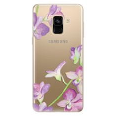 iSaprio Purple Orchid szilikon tok Samsung Galaxy A8 2018