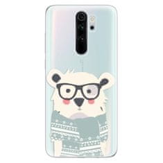 iSaprio Bear with Scarf szilikon tok Xiaomi Redmi Note 8 Pro