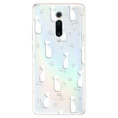 iSaprio Cat pattern 05 - white szilikon tok Xiaomi Mi 9T Pro