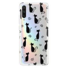 iSaprio Cat pattern 05 - black szilikon tok Xiaomi Mi A3