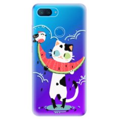 iSaprio Cat with melon szilikon tok Xiaomi Mi 8 Lite