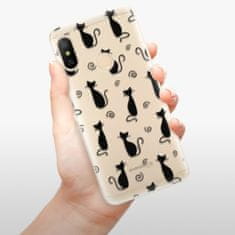 iSaprio Cat pattern 05 - black szilikon tok Xiaomi Mi A2 Lite