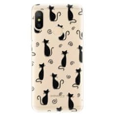 iSaprio Cat pattern 05 - black szilikon tok Xiaomi Mi A2 Lite