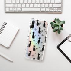 iSaprio Cat pattern 05 - black szilikon tok Xiaomi Mi A3