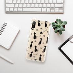 iSaprio Cat pattern 05 - black szilikon tok Xiaomi Mi A2 Lite