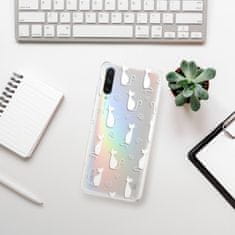 iSaprio Cat pattern 05 - white szilikon tok Xiaomi Mi A3