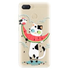 iSaprio Cat with melon szilikon tok Xiaomi Redmi 6