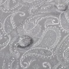 Greatstore 130834 Men's Paisley Wedding Waistcoat Set Size 50 Silver