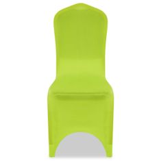 shumee 6 db nyújtható szék huzat zöld