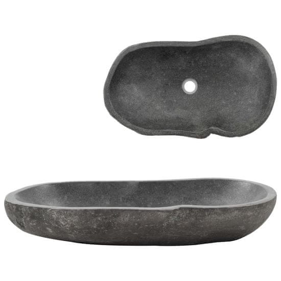 Greatstore ovális folyami kő mosdókagyló 60 - 70 cm